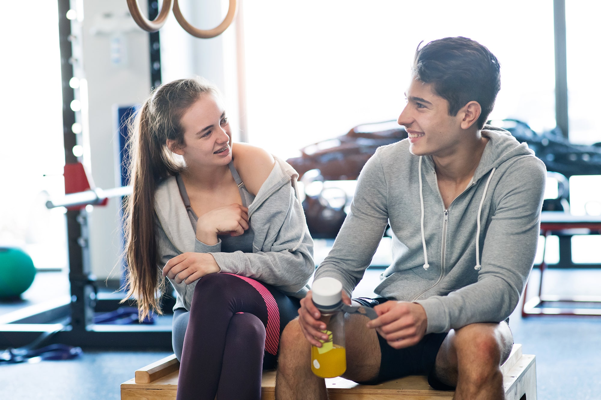 Student progress and community moments at a gym